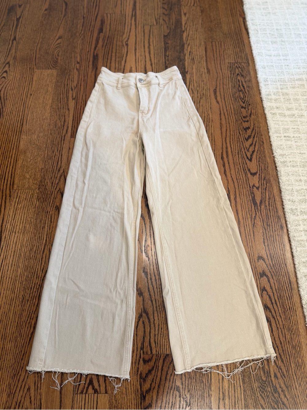 High waist wide leg pants